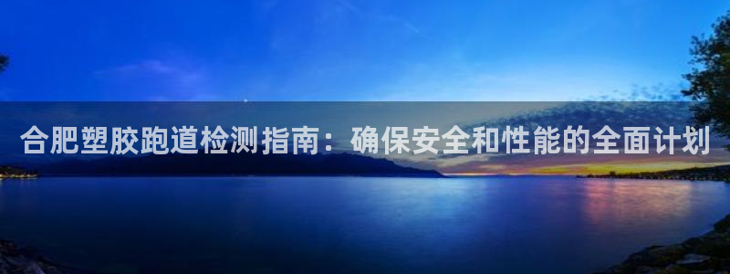 尊龙d88官网so问来就送38：合肥塑胶跑道检测指南：确保安全和性能的全面计划