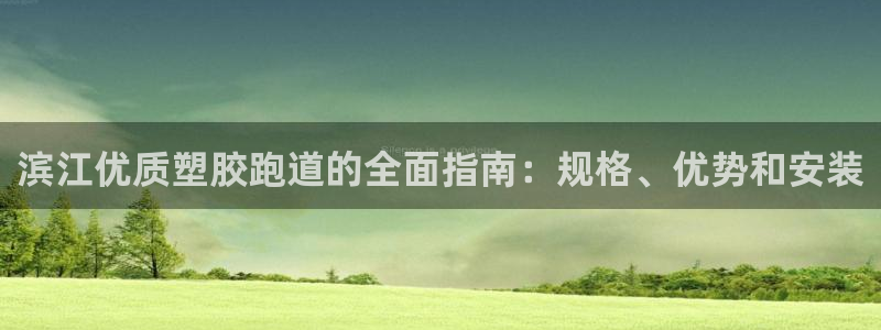 尊龙 6：滨江优质塑胶跑道的全面指南：规格、优势和安