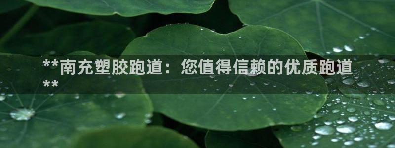 尊龙凯时存款多久到账：**南充塑胶跑道：您值得信赖的优质跑道
**