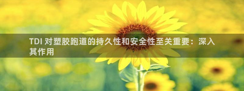 凯时平台官网RA来就送38：TDI 对塑胶跑道的持久性和安全性至关重要：深入
其作用