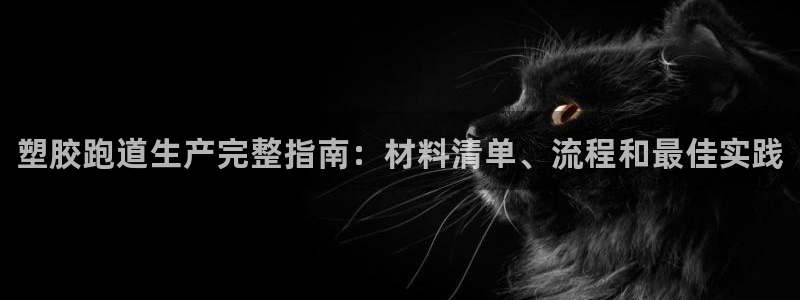 尊龙ag旗舰官网：塑胶跑道生产完整指南：材料清单、流